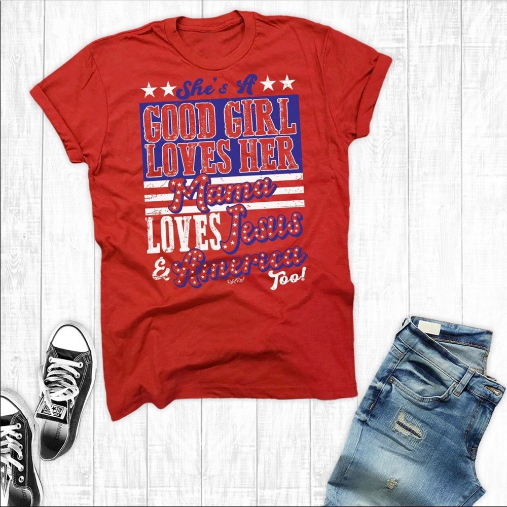 Rebel Rose T-Shirt-She’s A Good Girl